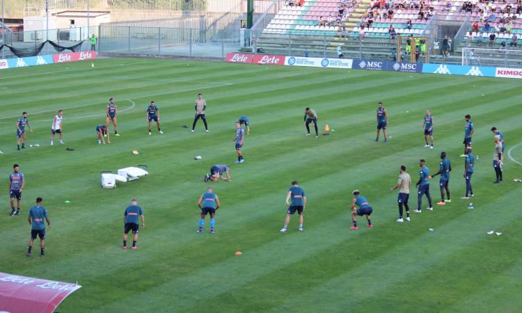 Napoli, il report dell'allenamento di oggi: assente Allan, si ferma Manolas