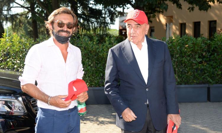 Juve, dopo Sarri: Pirlo è in sede