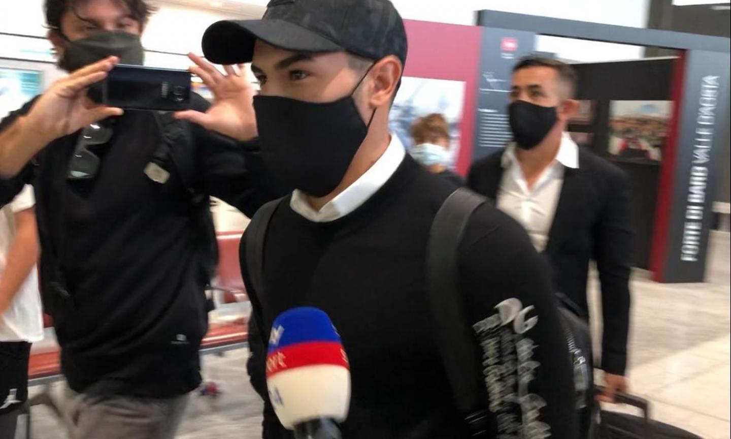 Brahim Diaz è sbarcato a Malpensa: 'Sono pronto, ho scelto il Milan perché è un grande club' VIDEO