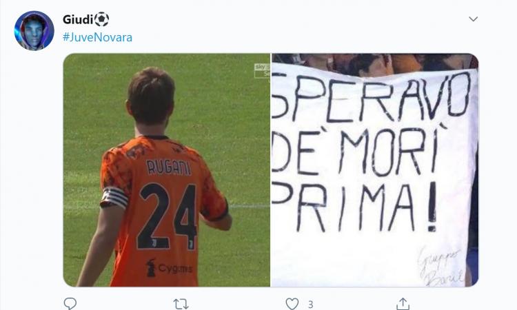 Rugani capitano in Juve-Novara: tifosi bianconeri furiosi!