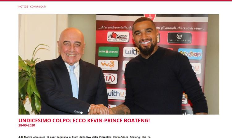 Monza, UFFICIALE: ecco Boateng