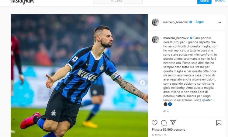 Brozovic: 'Amo questa maglia, voglio battermi ancora a lungo in nerazzurro'. Ma l'Inter e Conte hanno già scelto