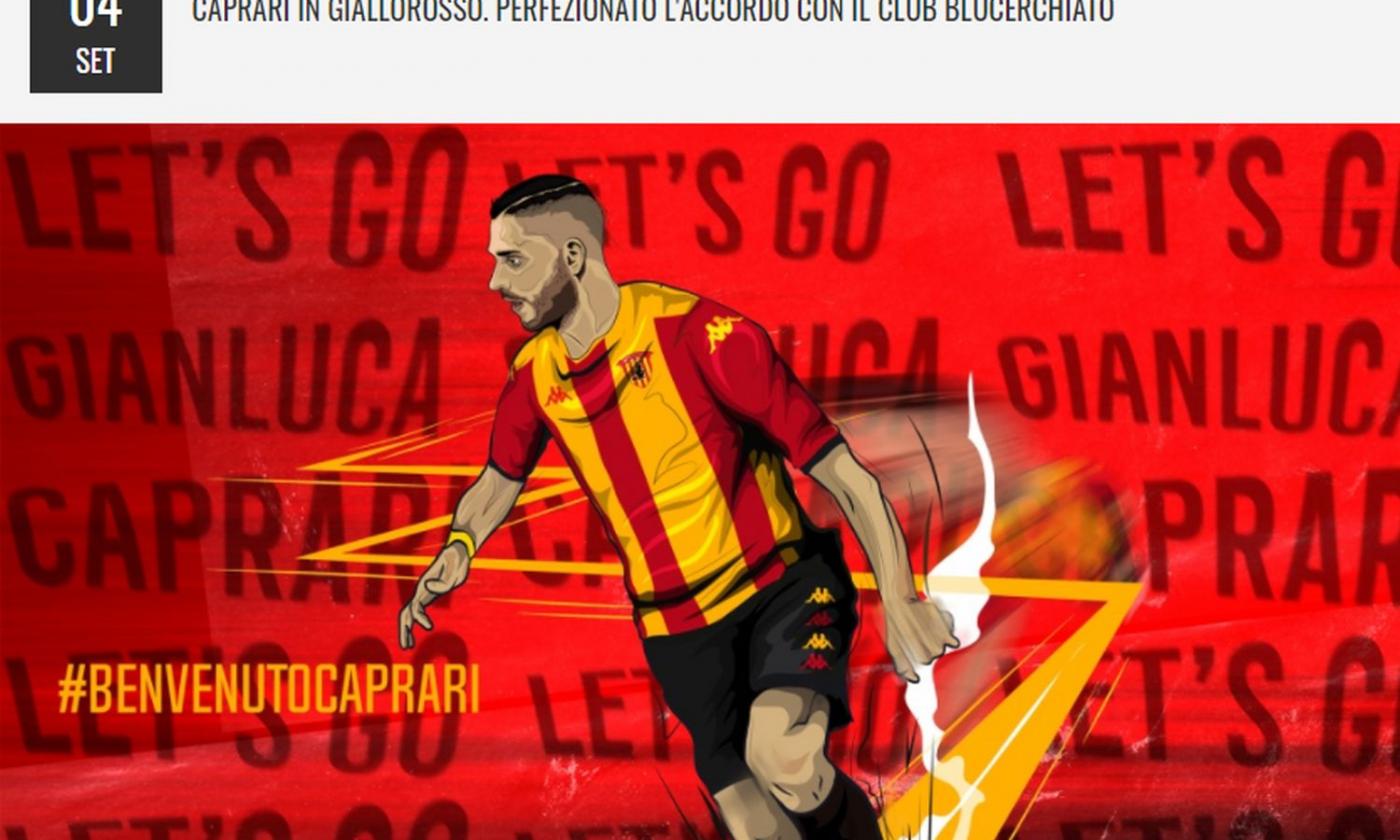 Benevento, UFFICIALE: ecco Caprari