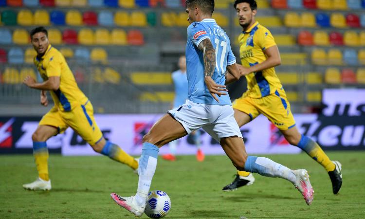 Frosinone-Lazio 0-1: Correa a segno. Leiva dominante, ma si ferma Luiz Felipe