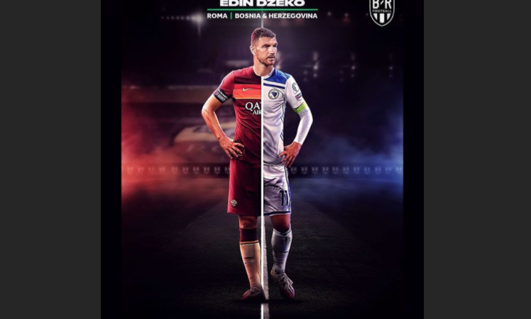 Maglia della Roma sui social, volontà e tempi stretti: Dzeko si allontana dalla Juve