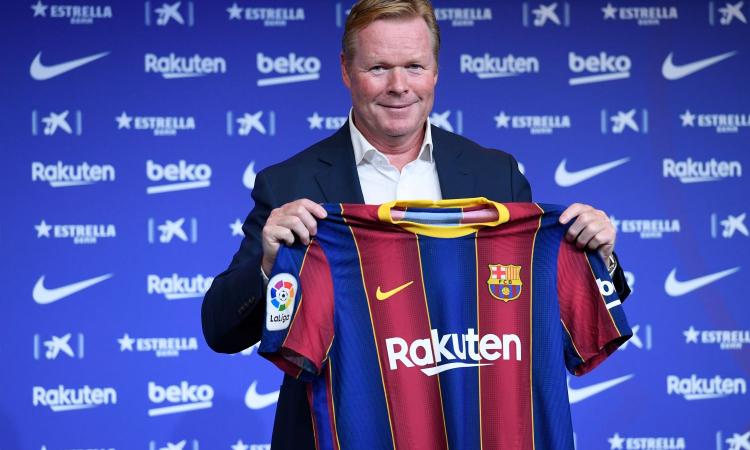 Barcellona, Koeman si rassegna: 'Mercato? La rosa resterà questa. Messi? La disputa era col club non con me'