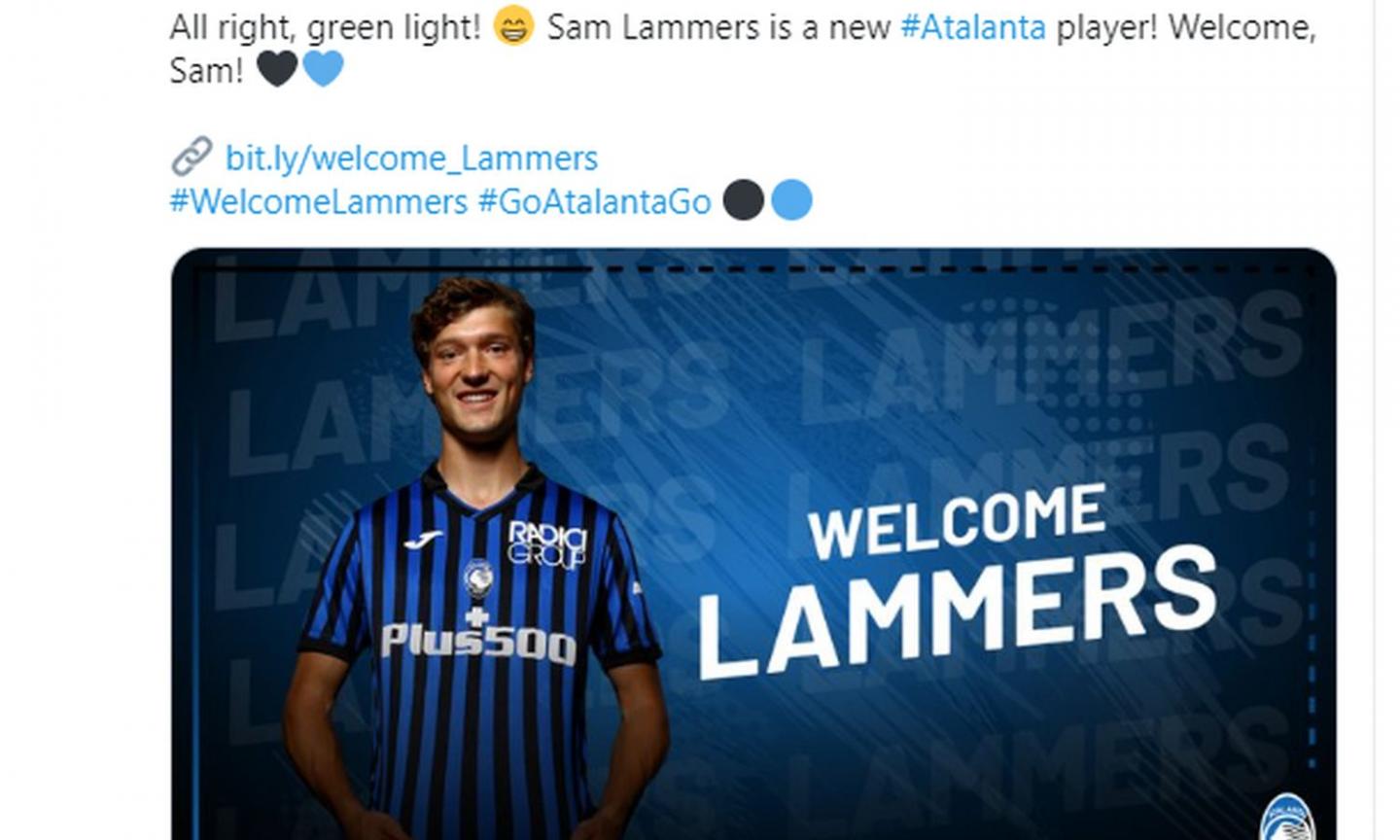 Atalanta, UFFICIALE: colpo Lammers!