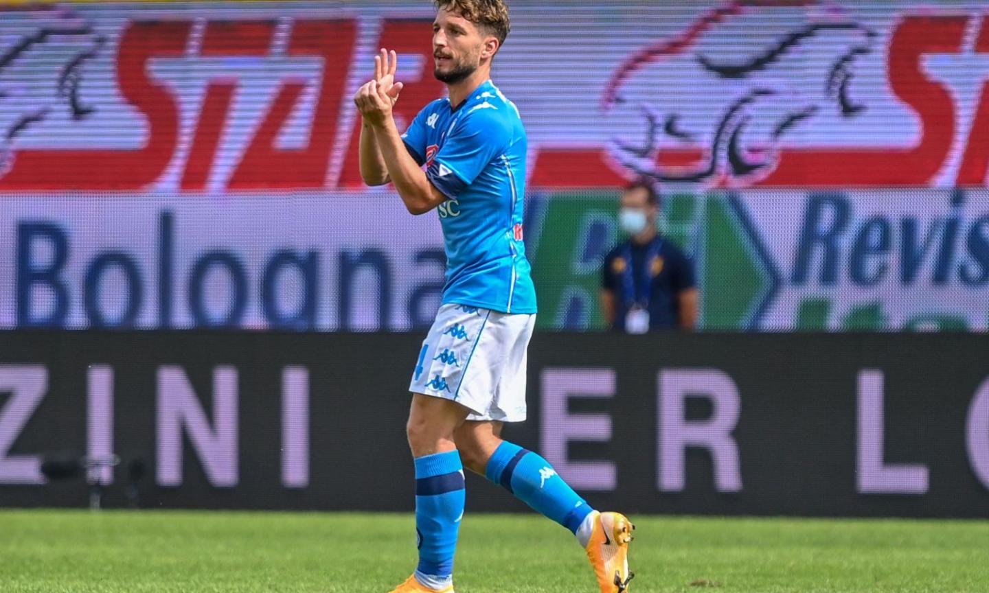 Napoli, buone notizie per Mertens: c'è la data del rientro