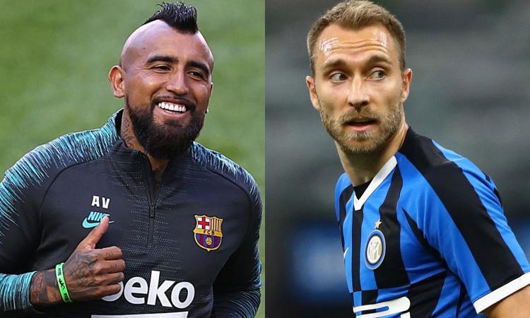 Inter: Conte non abbandona il 3-4-1-2, ma il trequartista è 'alla Vidal' e non 'alla Eriksen'