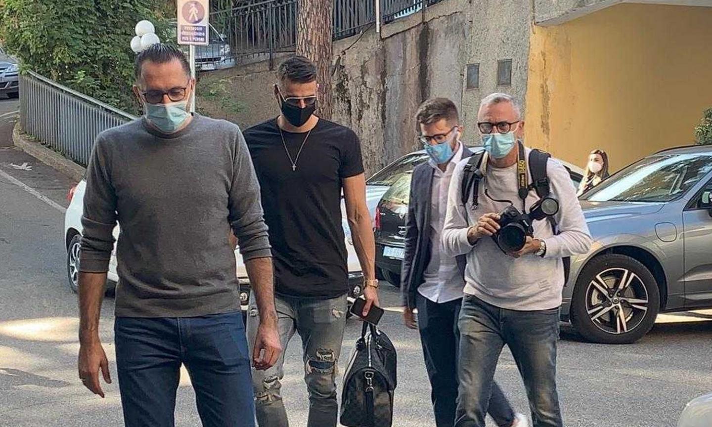 Lazio, Wesley Hoedt in Paideia per le visite mediche FOTO