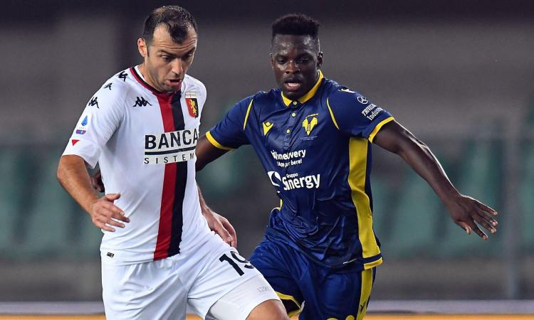 Un Genoa rimaneggiato strappa un punto a Verona: finisce 0-0, l'Hellas aggancia Inter e Roma