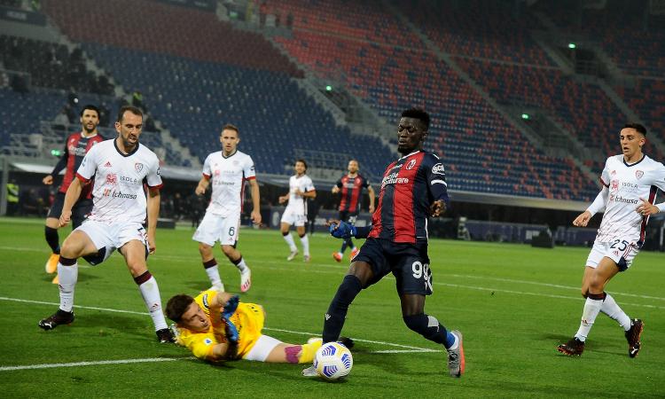 Bologna, Barrow: 'Finalmente i gol! Palacio mi insegna tante cose'