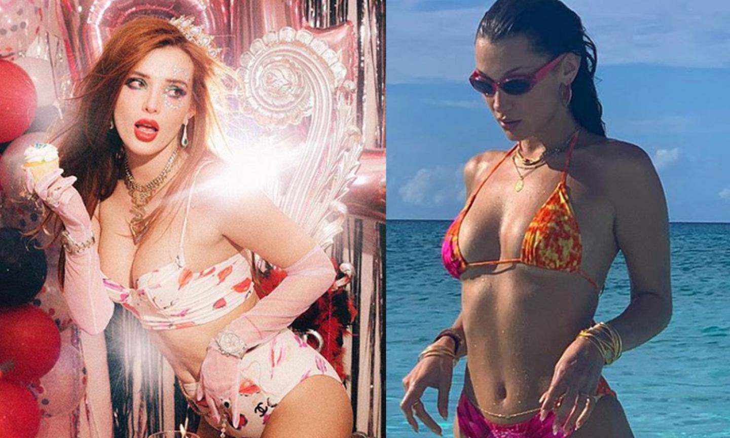 Bella Thorne e Bella Hadid, stesso nome e stesso compleanno: festa osè, FOTO da paura!