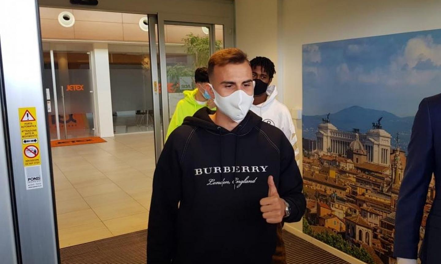 Roma, è arrivato Borja Mayoral: prima le visite, poi la firma