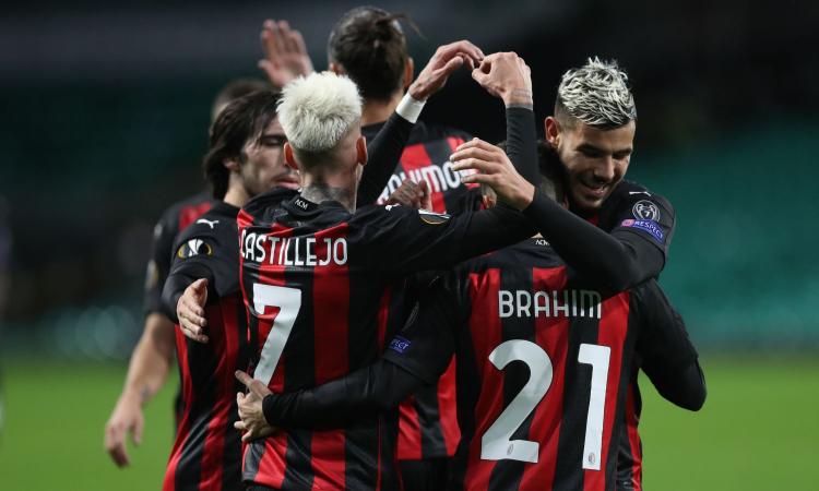 Il Milan non si ferma mai e vola anche in Europa League: 3: 1 a Glasgow contro il Celtic