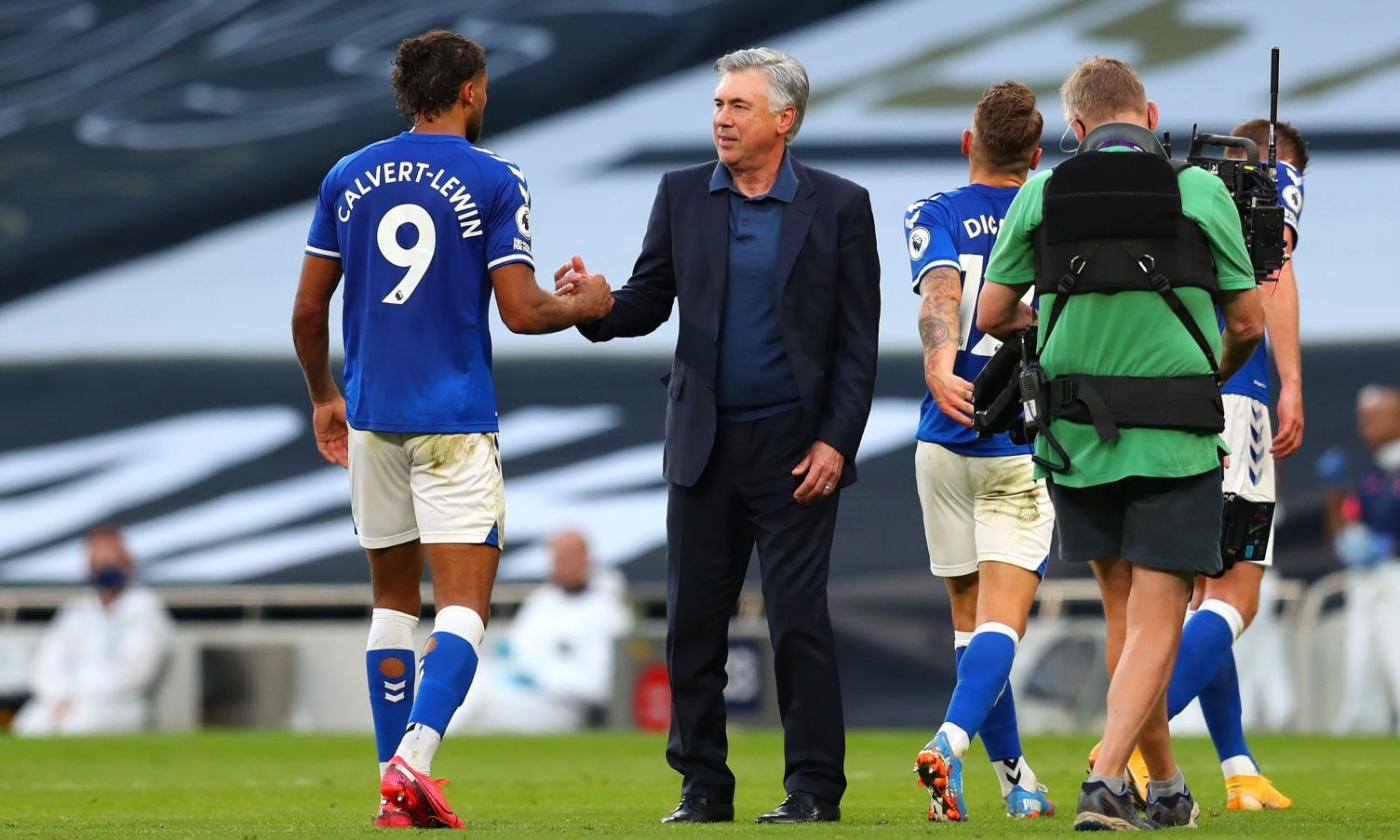 Everton, incetta di premi: Ancelotti manager del mese, Calvert-Lewin...