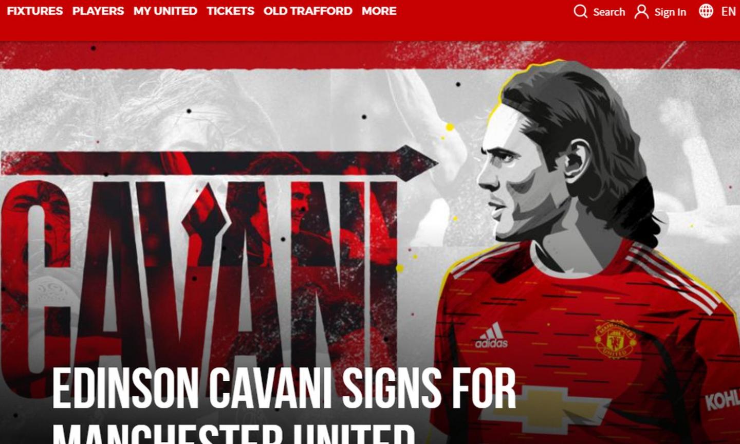 Manchester Utd, UFFICIALE il colpo Cavani