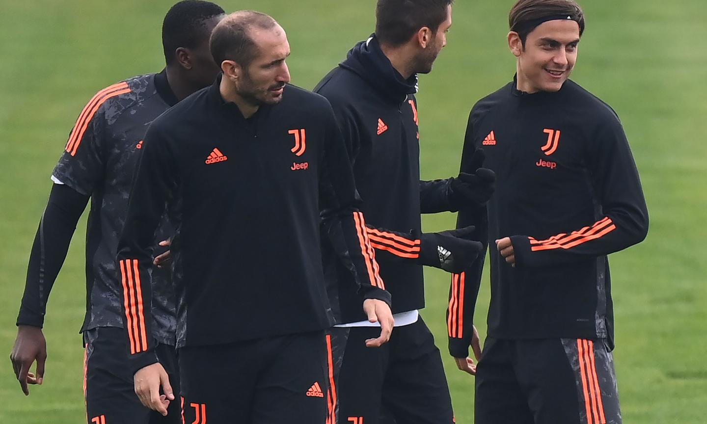  Juve, rifinitura pre-Champions: Chiellini regolarmente in gruppo FOTO e VIDEO