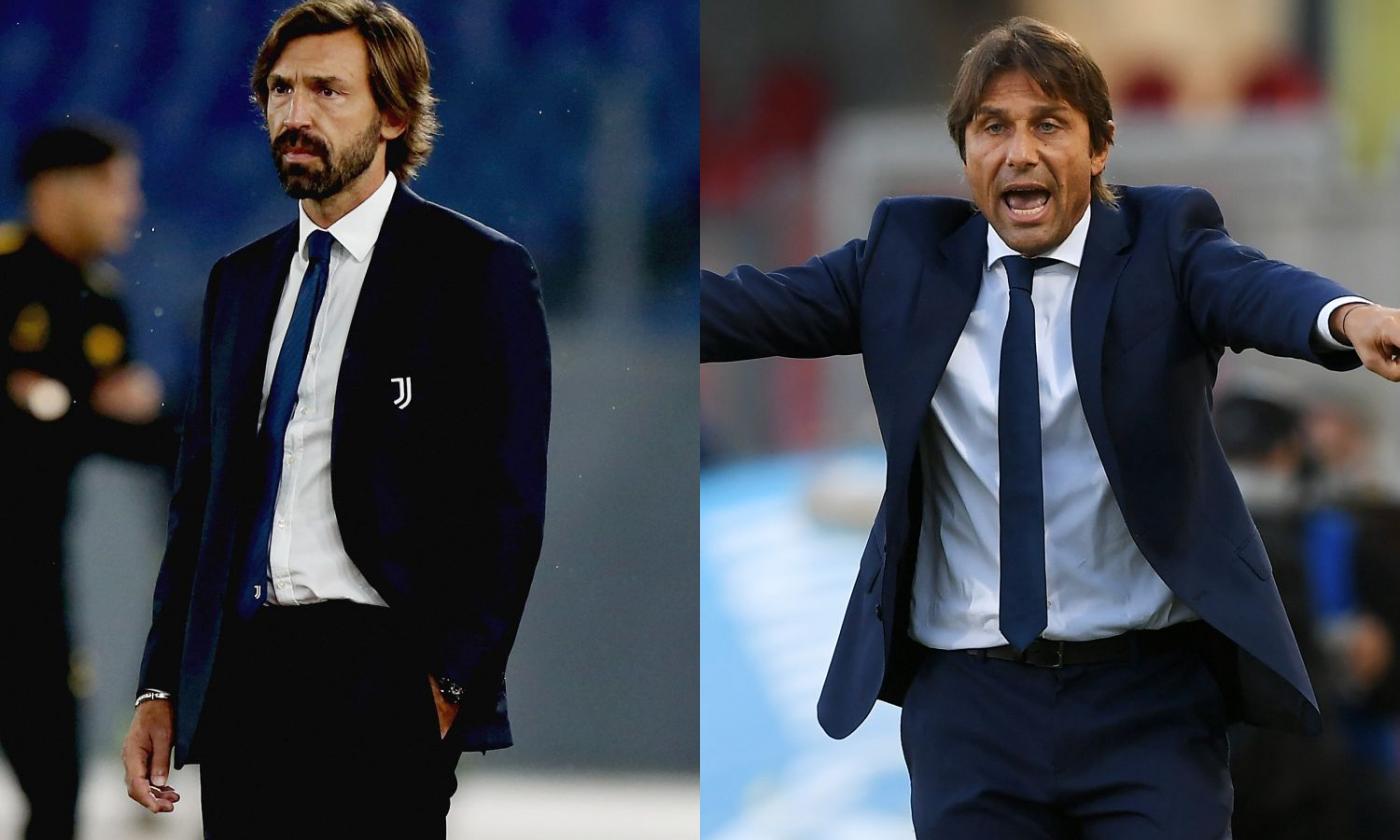 Inter-Juve sarà anche Conte-Pirlo, due allenatori opposti | Serie A |  Calciomercato.com