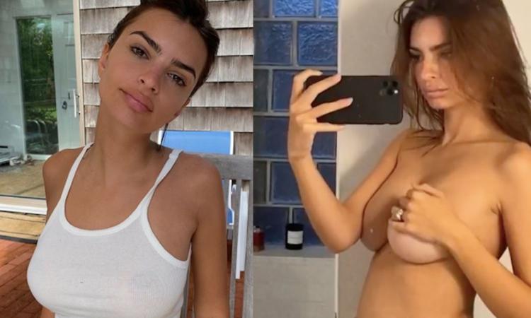 Emily Ratajkowski posa nuda e annuncia di essere incinta: è un incanto FOTO