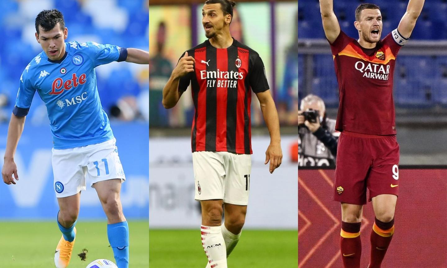 Ibra domina la Serie A. Che Lozano! E si rivede Dzeko nella top 11 della 4ª giornata