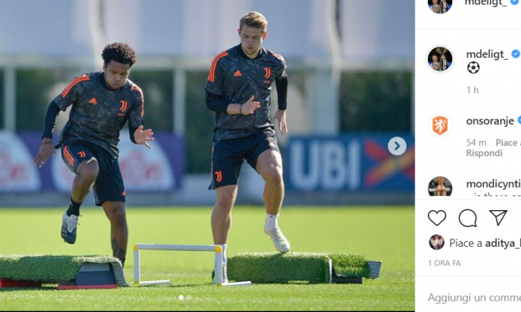 Juve, De Ligt out contro il Barça ma manda un messaggio FOTO