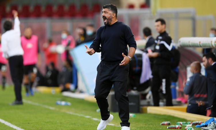 Napoli, Gattuso: 'Formazione già decisa. Qui è una bolgia, per fortuna non ci saranno tifosi. Su David Silva...'