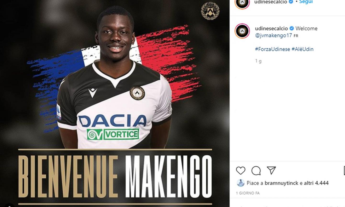 Udinese, ecco come è nato il colpo Makengo