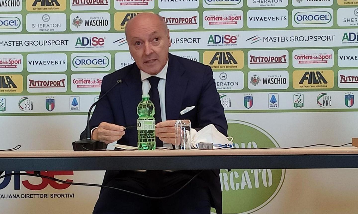 Marotta: 'Ronaldo professionista, controlla anche l'acqua che beve. Lautaro campione come lui? Serve cautela. Cassano? Birichino'