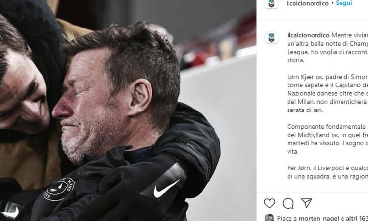 Le Lacrime Per Il Suo Liverpool Il Padre Di Kjaer Si Commuove In Champions Contro I Reds La Storia Di Una Passione Champions League Calciomercato Com