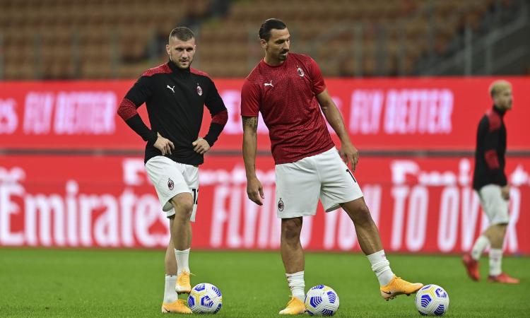 Qui Milan verso il derby: Ibrahimovic è già in forma, ansia Rebic per Pioli. Quante assenze tra i rossoneri!