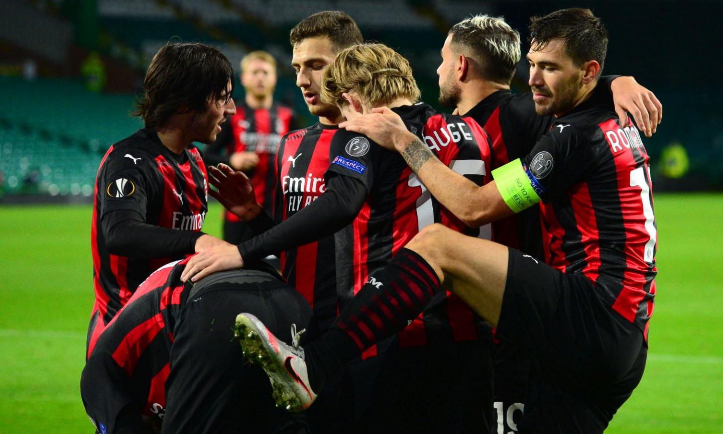 Il Milan non si ferma più e vola anche in Europa League: 3-1 a Glasgow contro il Celtic