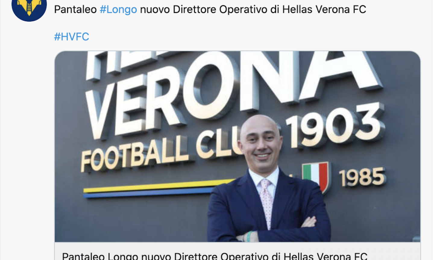 Dopo il caso Diawara, l'ex Roma Longo firma con il Verona: ora è UFFICIALE