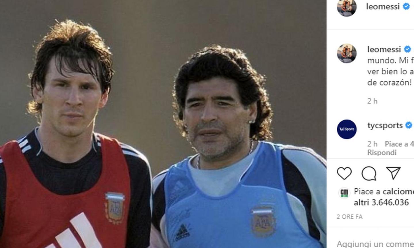 Sosa: ‘In Messi è entrato lo spirito di Maradona’