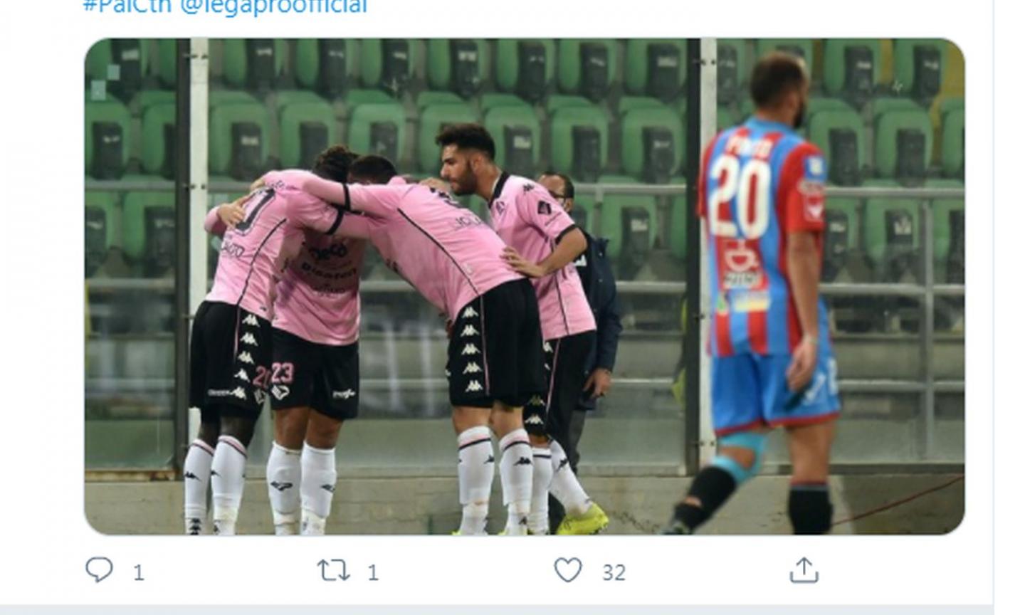 Impresa Palermo nel derby col Catania: 1-1 con appena 12 giocatori disponibili. Ma ha senso giocare così?