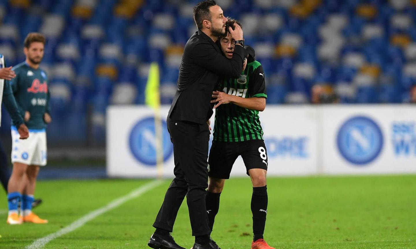 Sassuolo, De Zerbi: 'Se ci sentiamo più bravi degli altri perdo la testa. Berardi e Caputo tornano, o dal 1' o...'