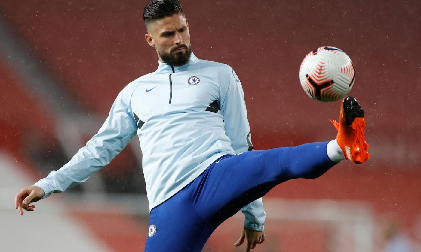 Futuro Giroud: Inter in pole, ma ci sono altre 4 squadre in corsa