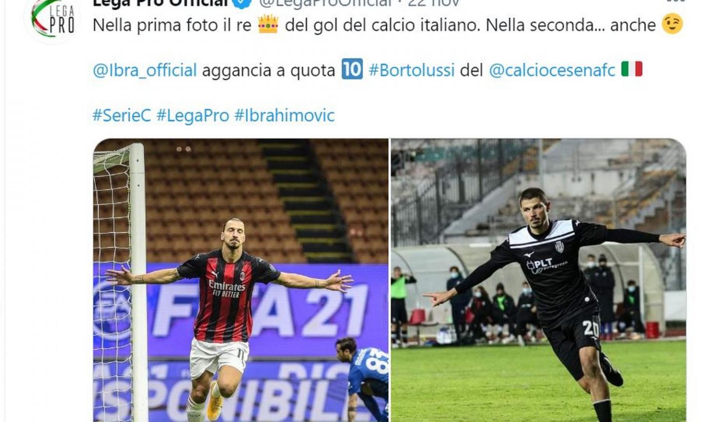 Serie C, Bortolussi come... Ibra: bomber unici in Italia. E Cesena sogna