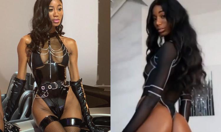 Jazzma Kendrick incontenibile: FOTO in topless, trasparenze e latex per l'ex di Vieri