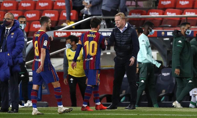 Koeman attacca: 'Non sono contento, prendiamo gol inaccettabili. Vorrei De Ligt al Barcellona' VIDEO