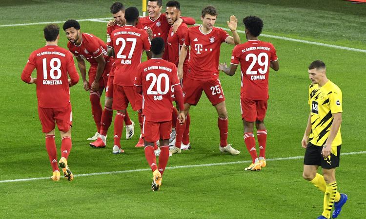 Bundesliga: Lewandowski batte Haaland, 3-2 Bayern al Borussia e primo posto in solitaria. Vince anche il Lipsia