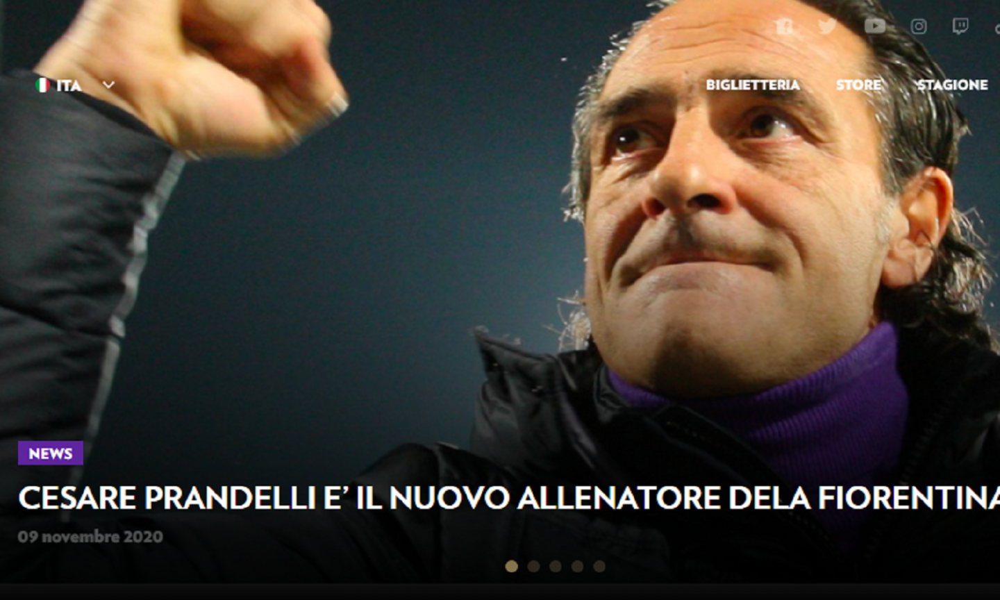 Fiorentina, UFFICIALE: esonerato Iachini, arriva Prandelli