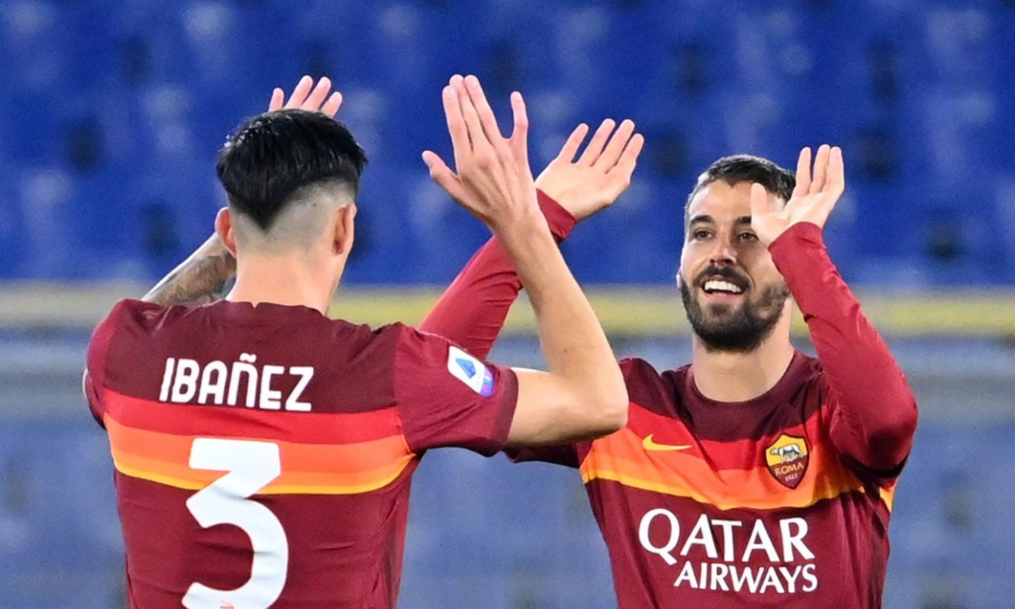 Roma troppo forte, Spinazzola e Pedro stendono la Fiorentina