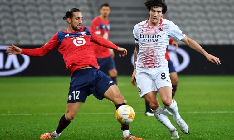 Lille-Milan, le pagelle di CM: primi segnali da Tonali, deludono Calhanoglu e Hauge