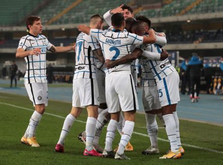 Inter, e sono 7! Vince a Verona con un secondo tempo di forza. Conte ha l'organico  per lo scudetto, Primapagina