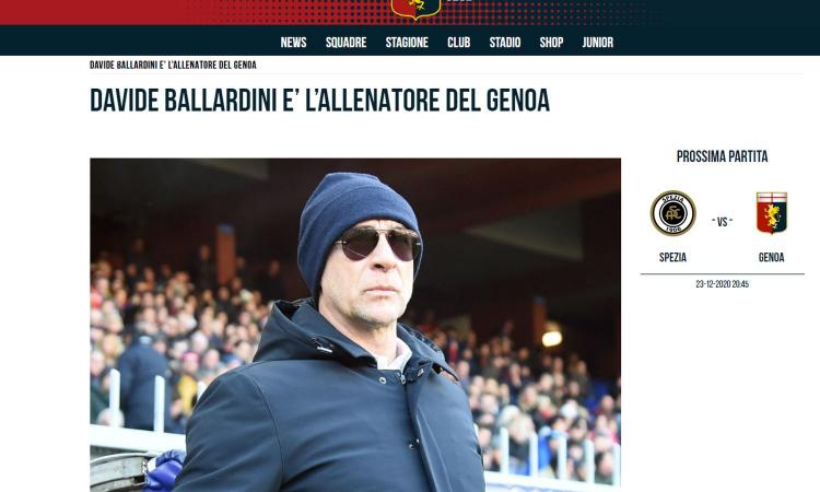 Genoa, UFFICIALE il ritorno di Ballardini