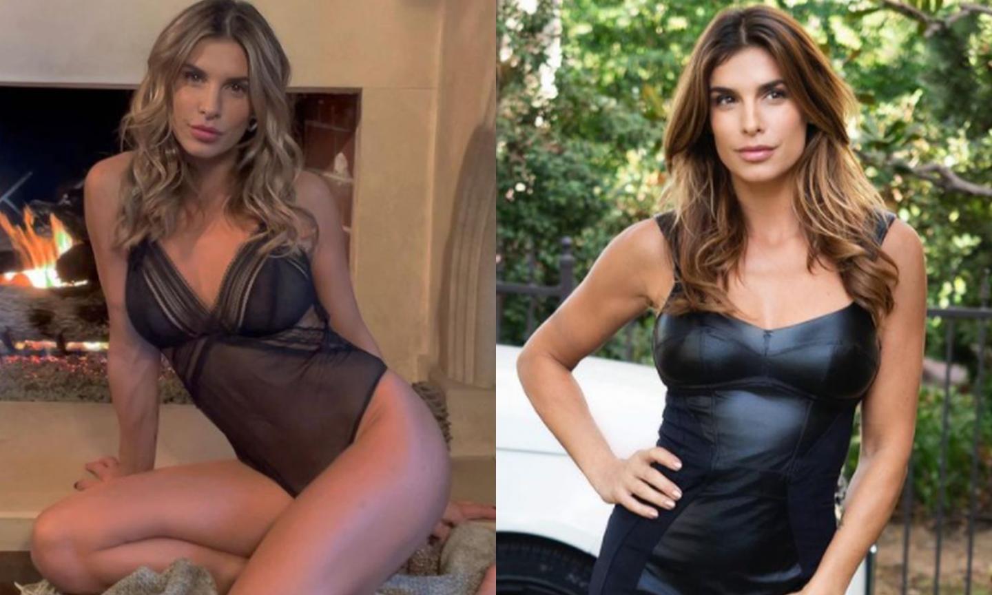 'Natale in intimo nero': vedo e non vedo, Elisabetta Canalis da perdere la testa! FOTO