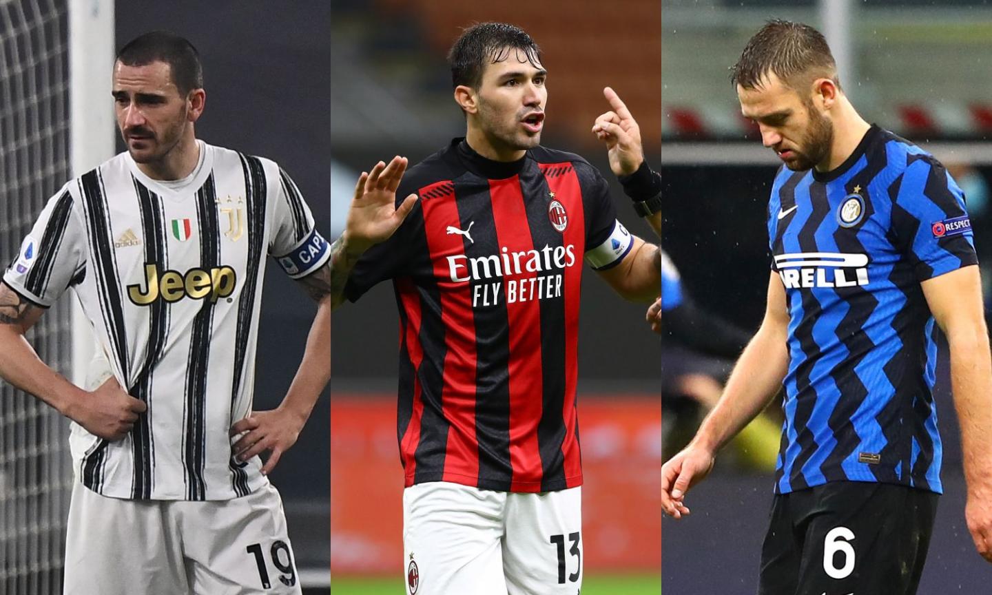 Serie A, i difensori flop: bocciati Bonucci, Romagnoli e De Vrij. I peggiori? Klavan e Hoedt