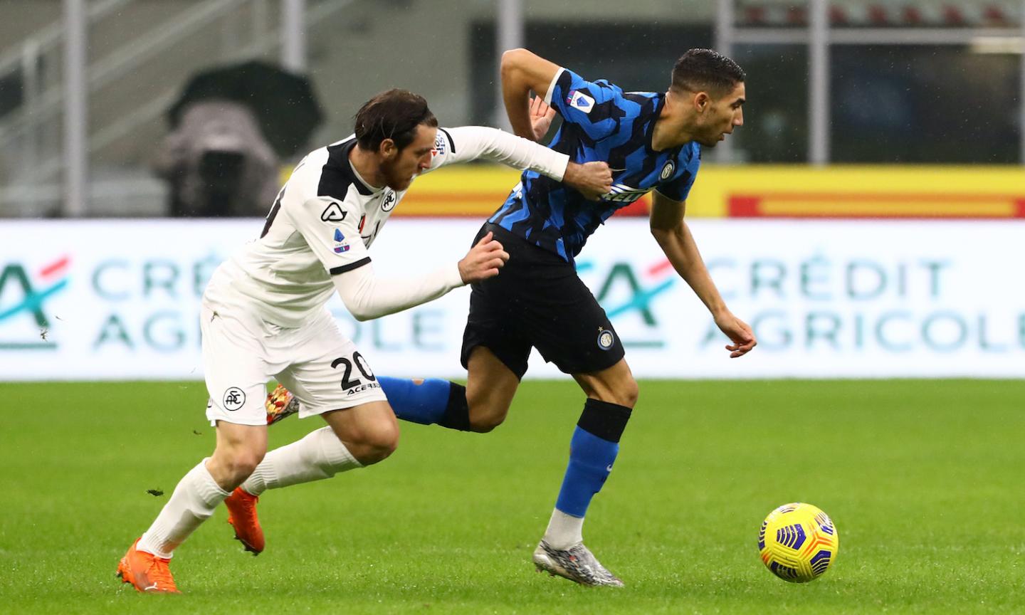 Inter-Spezia 2-1: il tabellino