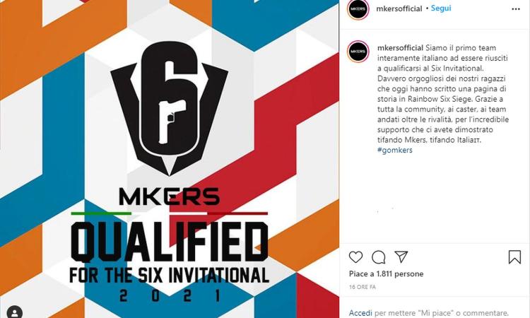 Esports, i Mkers scrivono la storia: si qualificano al Six Invitational, torneo internazionale di Rainbow Six Siege